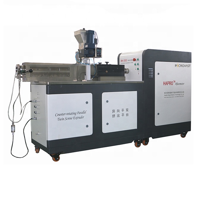 The Paralel counter rotating Twin-screw Extrusion unit