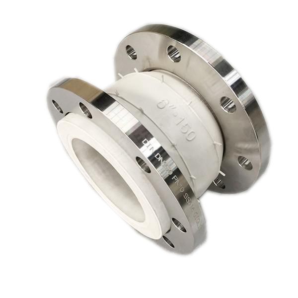 DN300 PN16 ANSI JIS DIN stainless steel flange food grade rubber expansion joint medical grade rubber expansion joint
