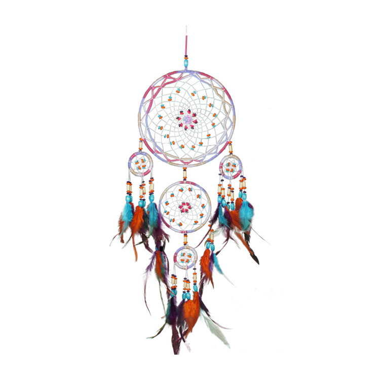 Woven Dreamcatcher DIY Home Decoration Five Ring Dream Catcher Gifts