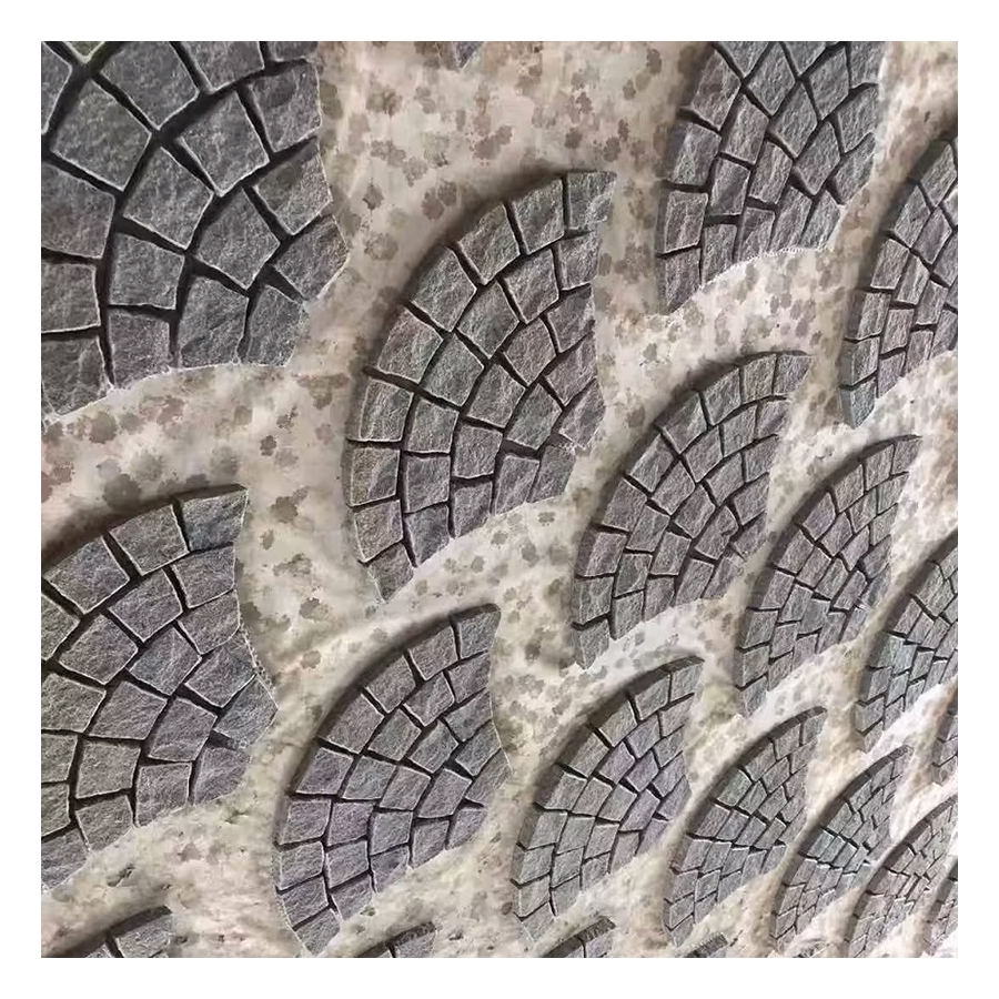 Hot Sale Garden Granite Driveway Tile Black Tiles Stone Paver Outdoor Paving Tiles Outdoor Stone Flooring
