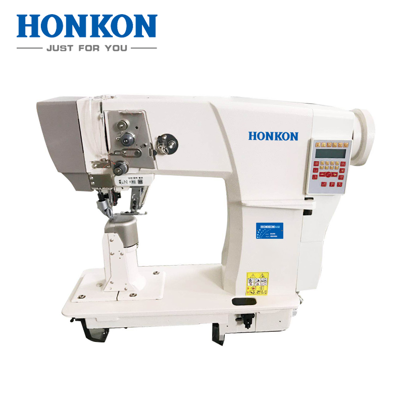 Honkon HK-591 Компьютеризированная с прямым приводом одиночный/двойной подшипник ролика иглы швейная машина подходит для средней толщины ткани