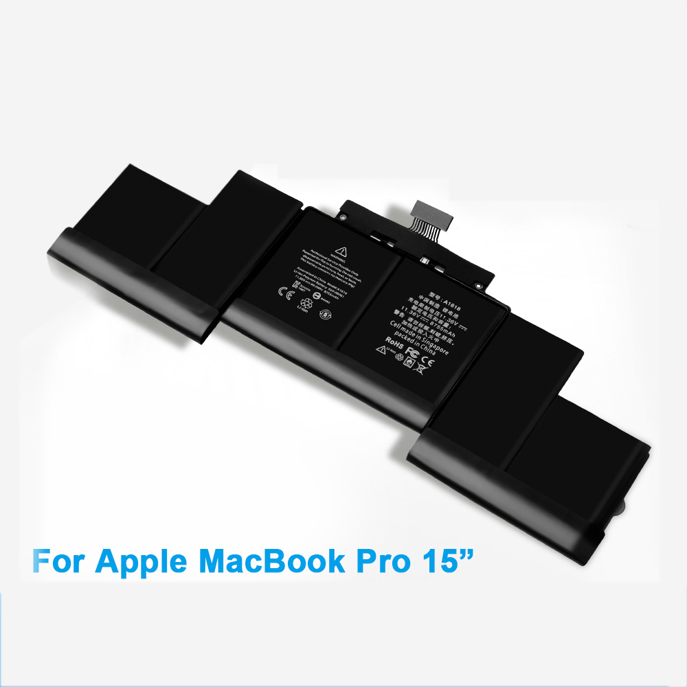 Camason A1618 Laptop Battery for Apple Macbook Pro 15 inch Notebook replace Batteries ME293 ME294 A1398 2015 Free tools