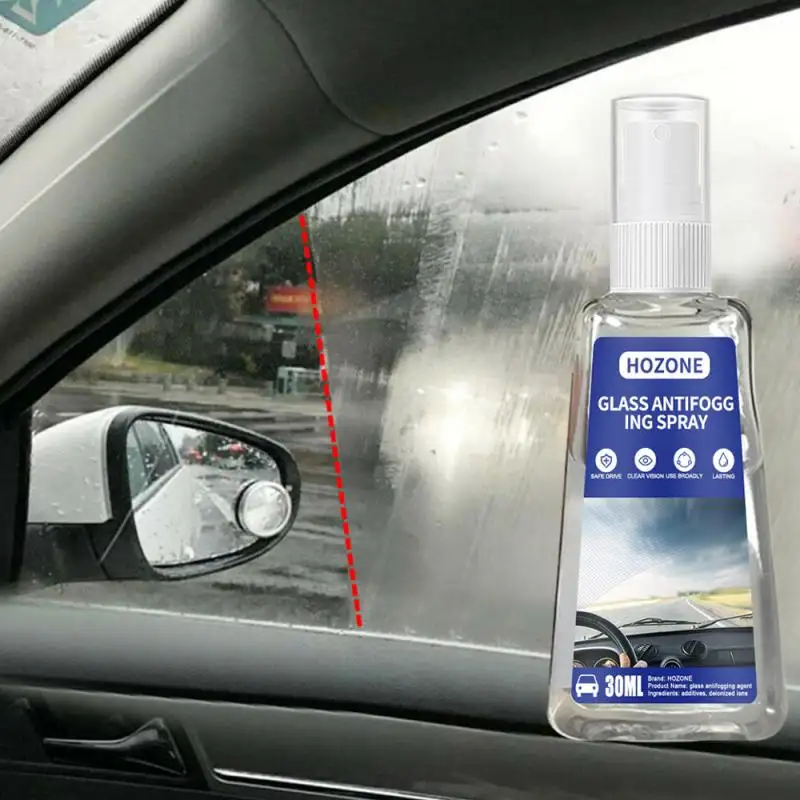 Car Anti-fog Agent Waterproof Rainproof Anit fog Spray Car Window Glass Bathroom Cleaner Cleaning Maintenance Car Accessories