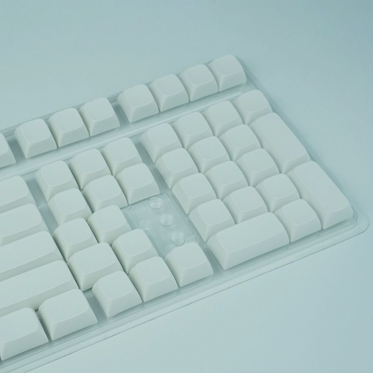 На заказ в наличии XDA 108 клавиши механическая клавиатура белый чистый материал набор клавиш PBT