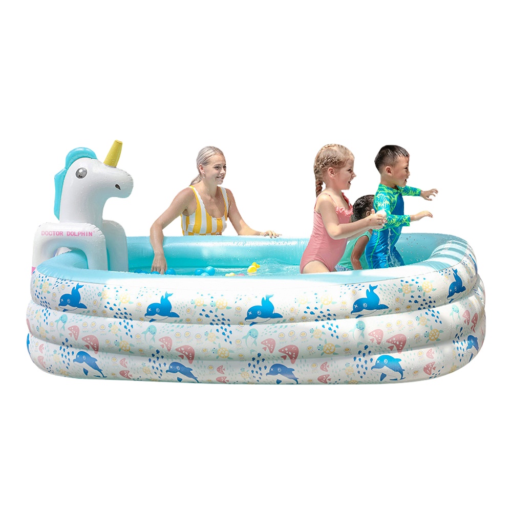 Надувной пластиковый бассейн для взрослых Doctor dolphin custom cheap 6p PVC baby toys