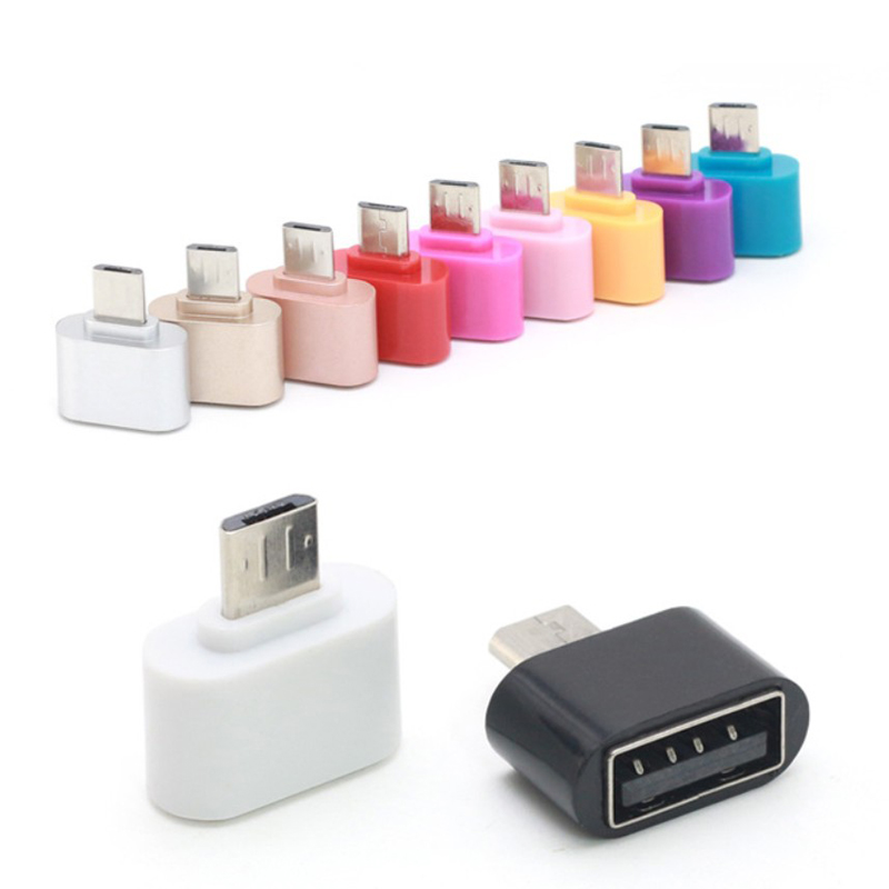 Адаптер Micro-USB 2,0 OTG для Android, мобильного телефона, планшетного ПК, мини-кардридера