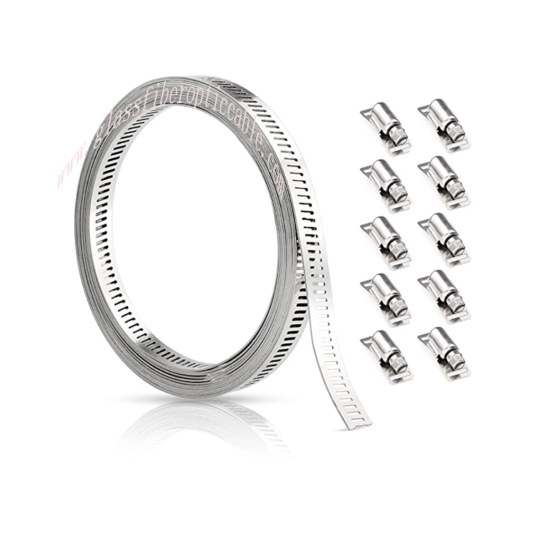 Stainless Steel 304 L Strap Uses Metal 316 For Heavy Duty Office Chairs Hose Clamp Screw