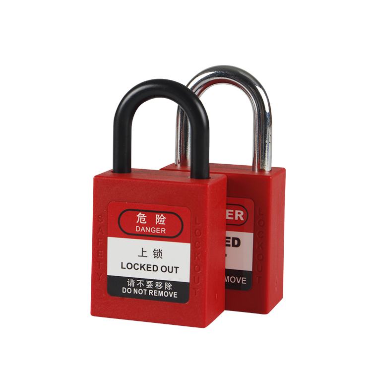 Производитель lockout, нейлоновая Скоба ABS, промышленный навесной замок с мастер-ключом