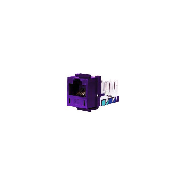 The purple Design Connectors And Accessories Hubbell Premise Wiring Products HXJ6P25 From USA In Storage