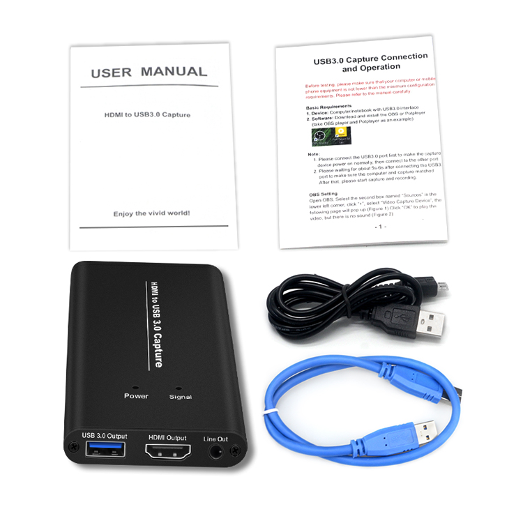 Новая Оригинальная карта захвата видео Hd Usb 3,0 Pro с петлей 4K 60 Hdmi видео Захват видео карта Dvr для прямой трансляции