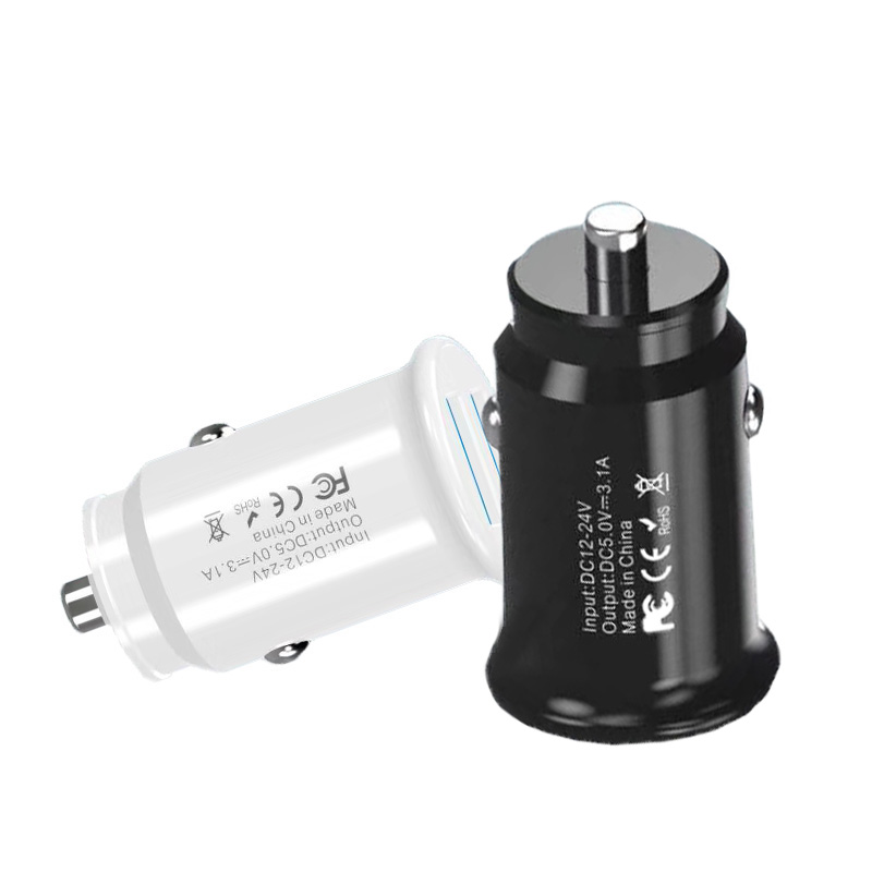 2.4A Mini Dual Port USB Car Charger fast charging power Adapter for cell phone