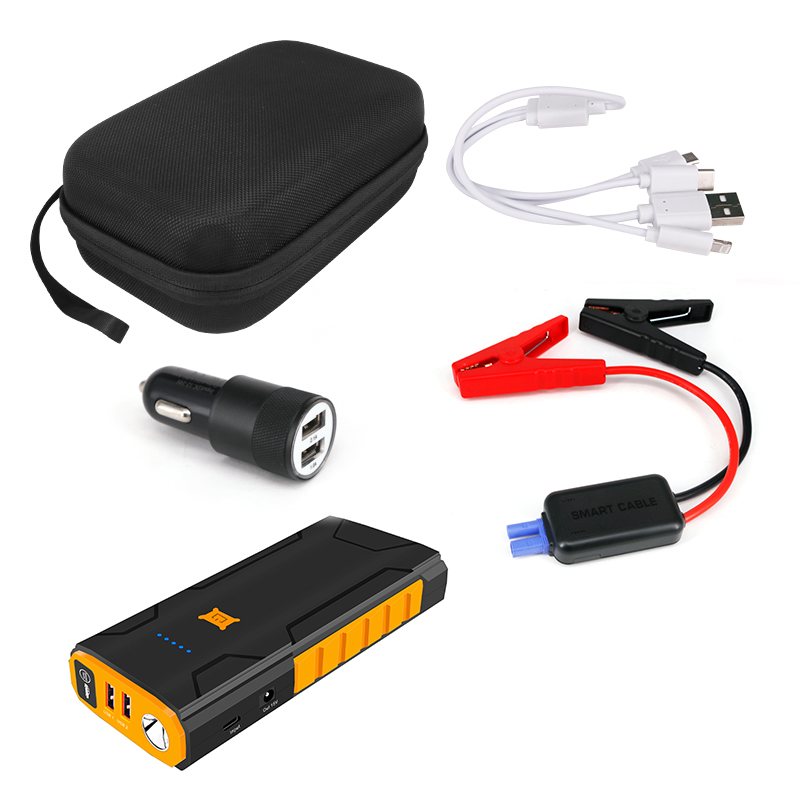 Высокое качество маленький автомобильный аккумулятор Powerbank 16000Mah 4 ячейки литиевая батарея 12V портативный автомобиль Jumpstarter