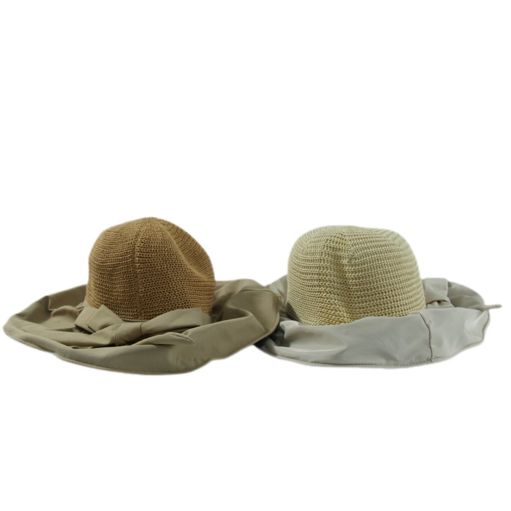 Travel high quality ladies fashion straw hats summer women wide brim large beach hats for woman ladies