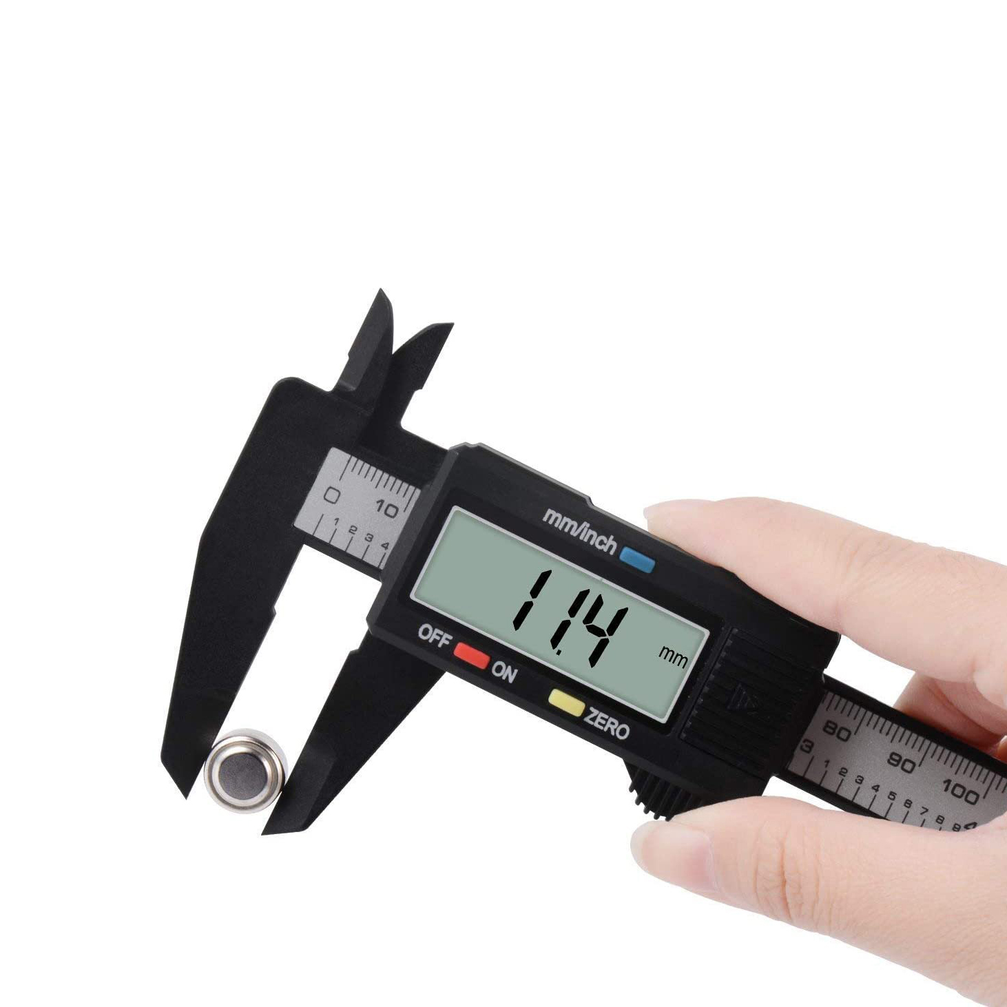 Digital Caliper 0-6" Calipers Measuring Tool Electronic Micrometer Caliper with Large LCD Screen Auto-off Feature