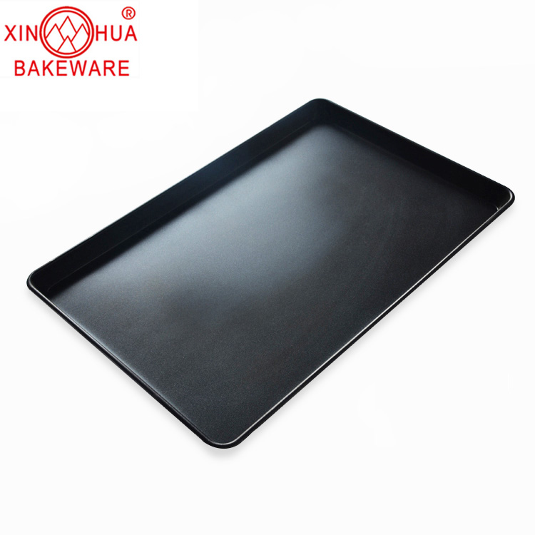 Classic rectangular non-stick bakeware cookie serving tray heavy gauge biscuit baking sheet pan