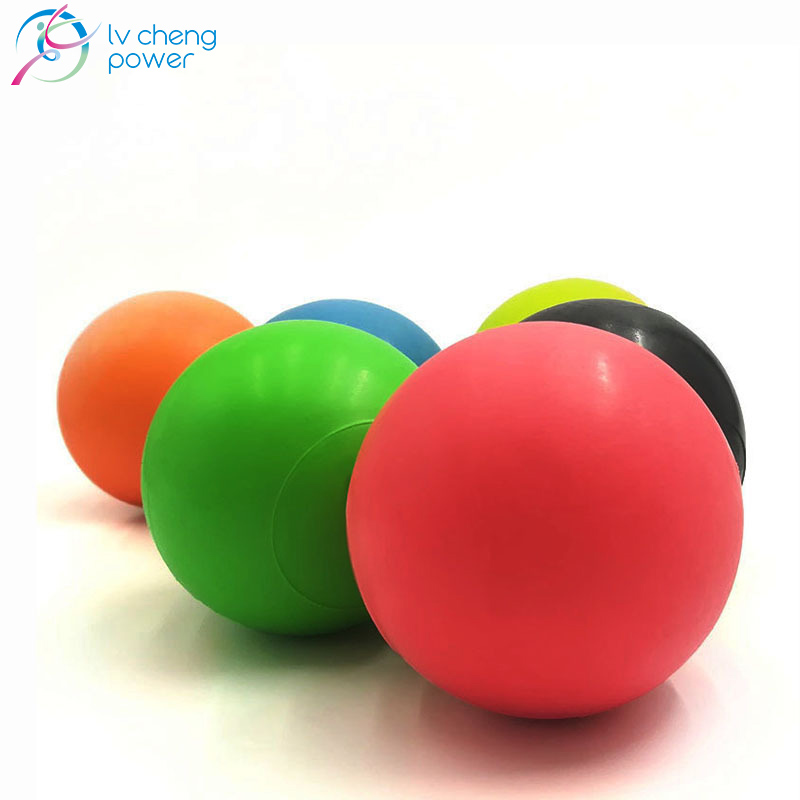 Logo customized TPE fascia ball lacrosse massage ball