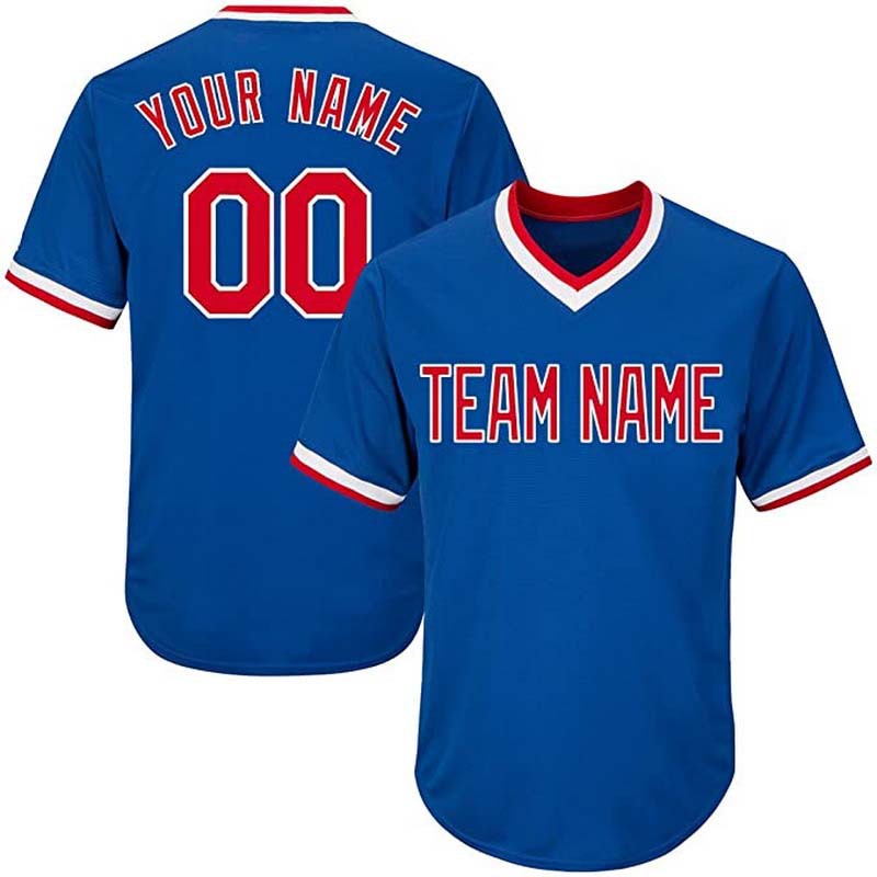 Marvili Custom design printing v neck men jerseys summer trikot baseball uniform set men jersey Uniform