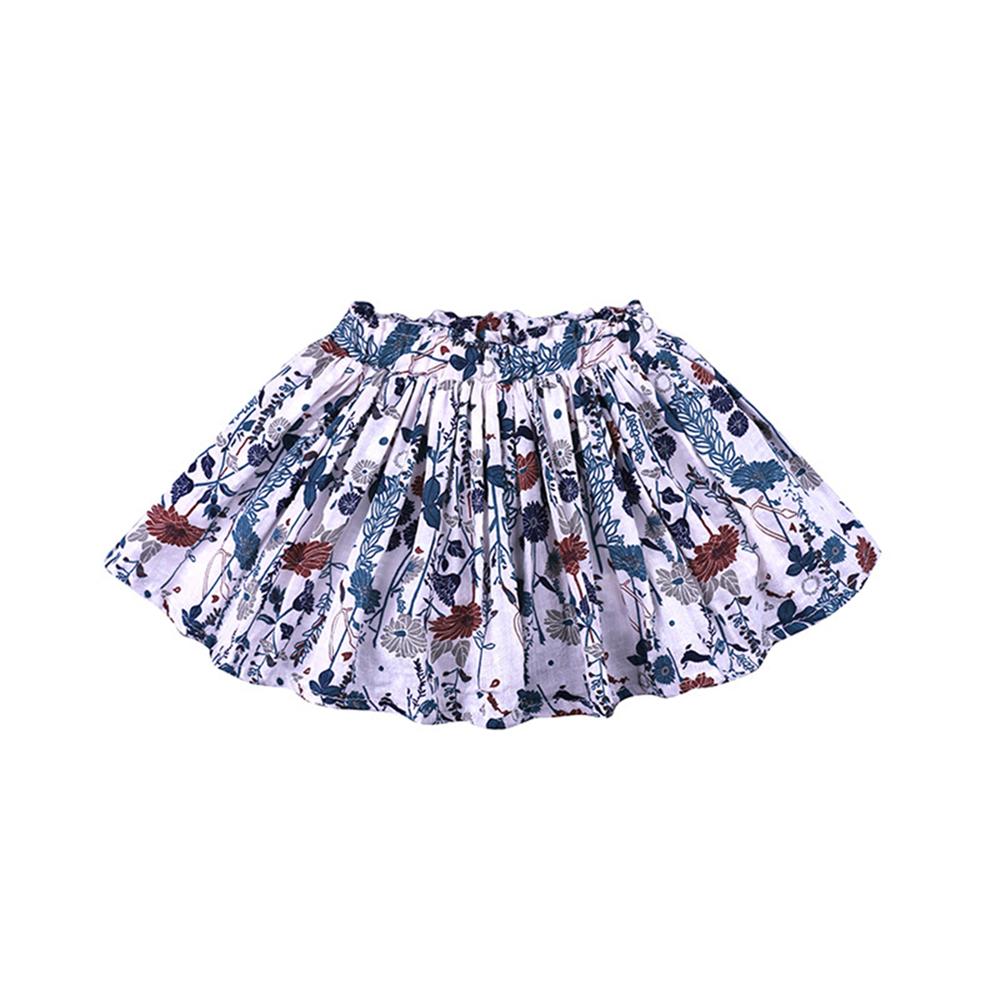 What&why kids floral children clothing elastic waist skirts