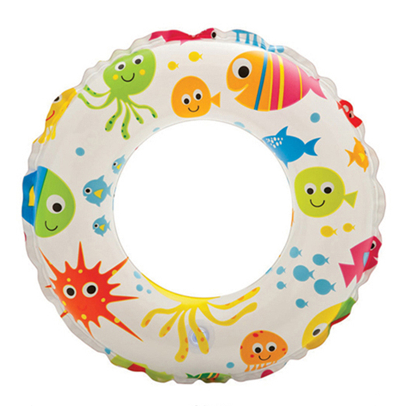 INTEX-59241 LIVELY PRINT SWIM RINGS Swim Ring For Water Park Swimming Float Ring Inflatable