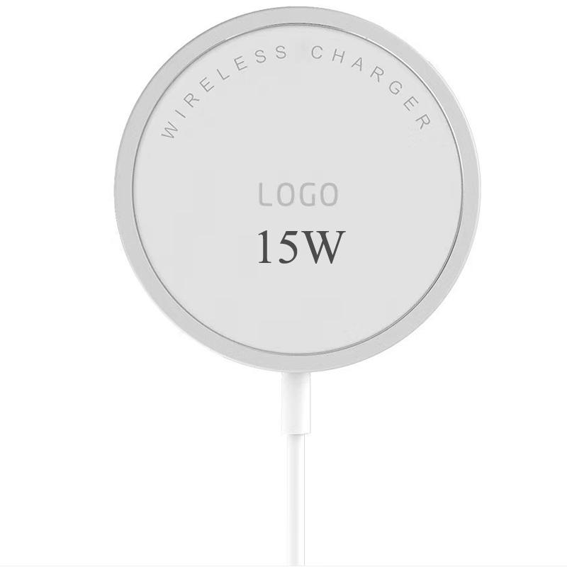 Portable cell phone charger wireless 15W fast magnetic magsafe Q1 wireless charger for iPhone 12 mini airpods pad