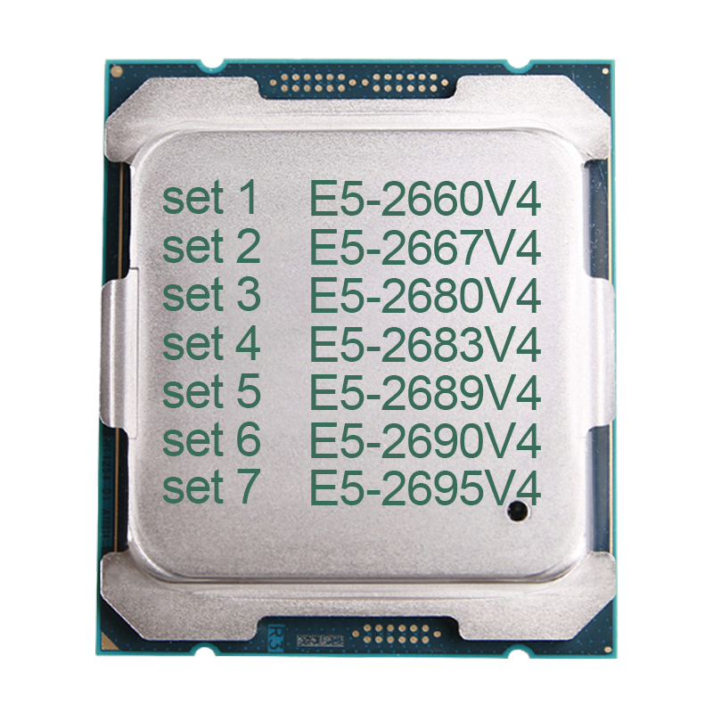 Lntel Xeon E5-2660V4 E5-2667V4 E5-2680V4 E5-2683V4 E5-2689V4 E5-2690V4 E5-2695V4 процессор работает на LGA2011-V3 материнская плата