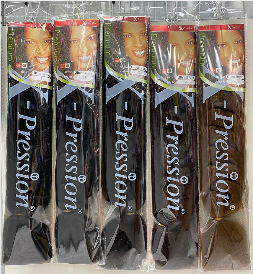 Private Label Straight 165g 41inch Hair Extensions Ombre Expression Jumbo Braids Bulk Synthetic Braiding hair