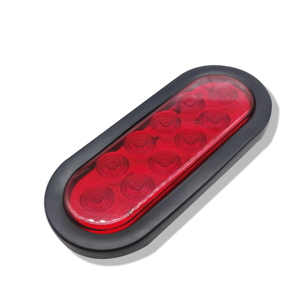 Round Car Truck Warning Side Marker neon bars wireless tail magnetic led trailer lights