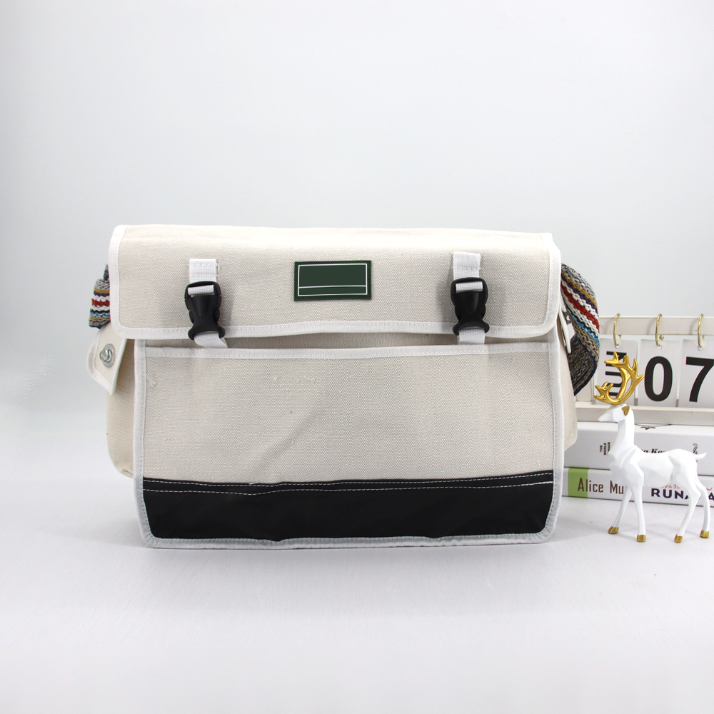 Heavy Canvas Tool Organize Bag Repellent Canvas Cross Body Bag Customized Tool Message Bag