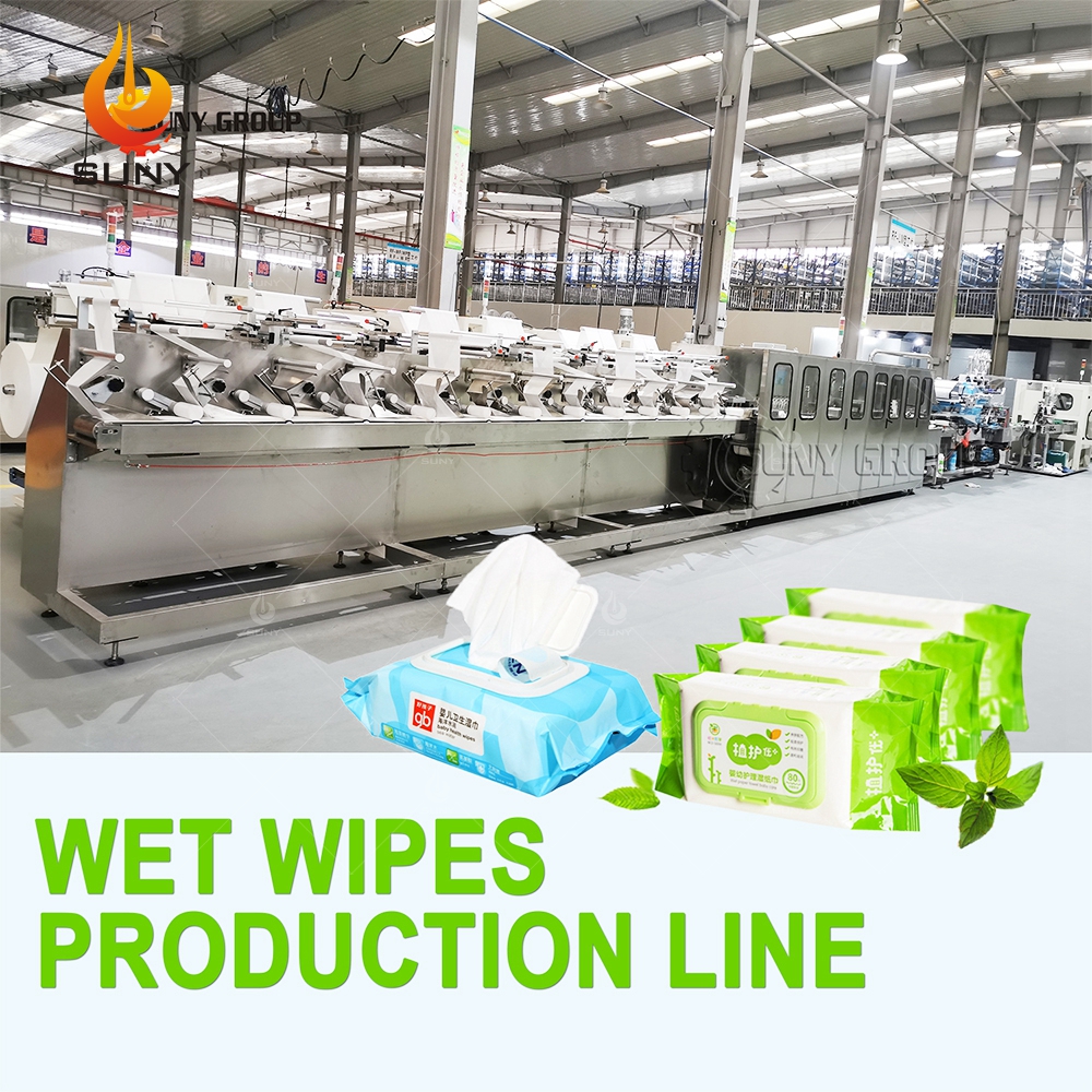 Full Automatic Baby Wet Wipes Machine Wet Tissue Machine