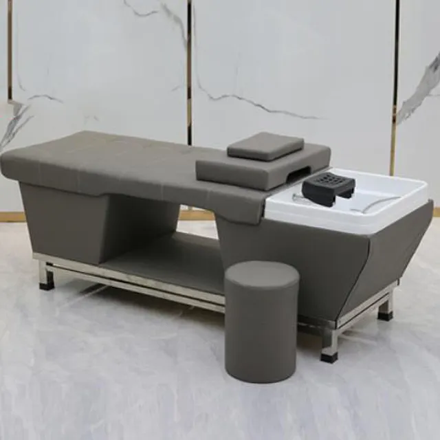 Wholesale ceramic bowl shampoo washing chair backwash shampoo bed unit