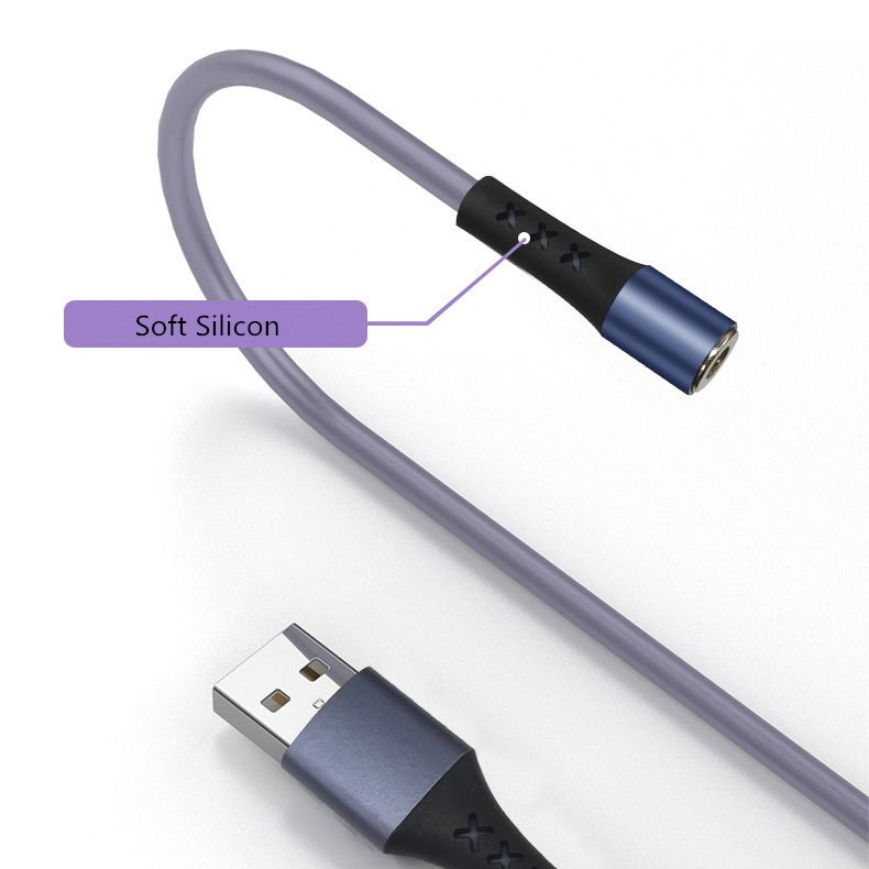 Подгонянный цвет безопасная зарядка через USB кабели, высокая производительность супербыстрый Магнитный кабель для зарядки телефона