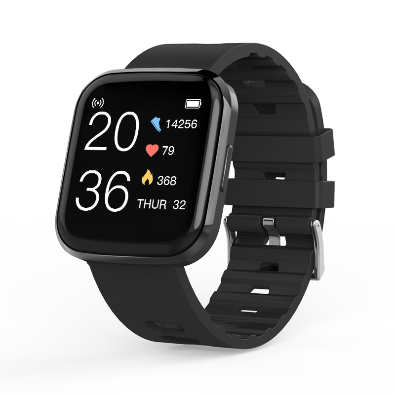 Health square color touch screen multi sports smartwatch fitness tracker bracelet wrist band smart watch y77 with hear rate bp