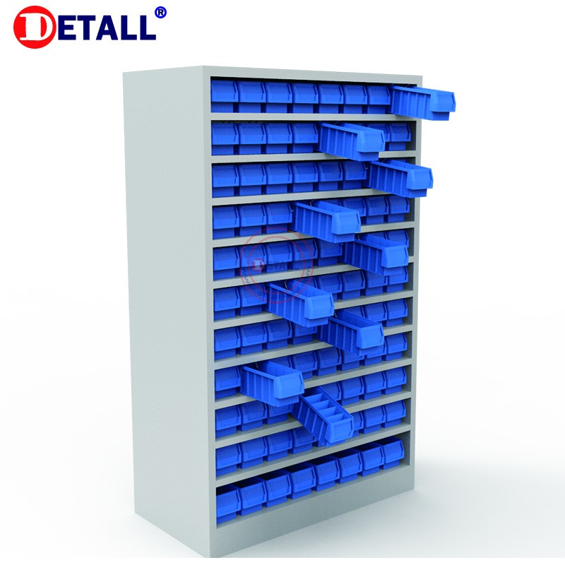 Factory Workshop Plastics Bins Steel Tool Cabinet for Industry Warehouse Storage