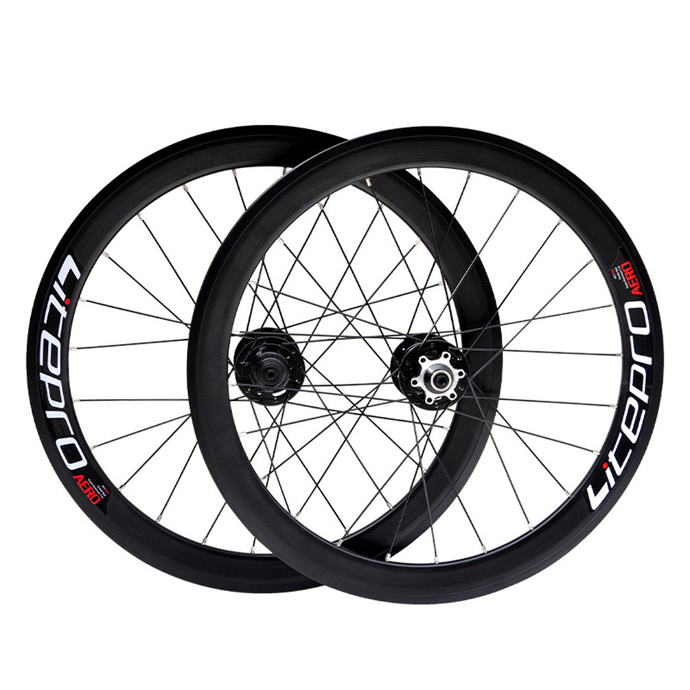 Litepro S42 AERO складной велосипед 20 дюймов 406/451 V дисковый тормоз 11 скорость колесная 4 герметичный подшипник литые диски BMX велосипед диски