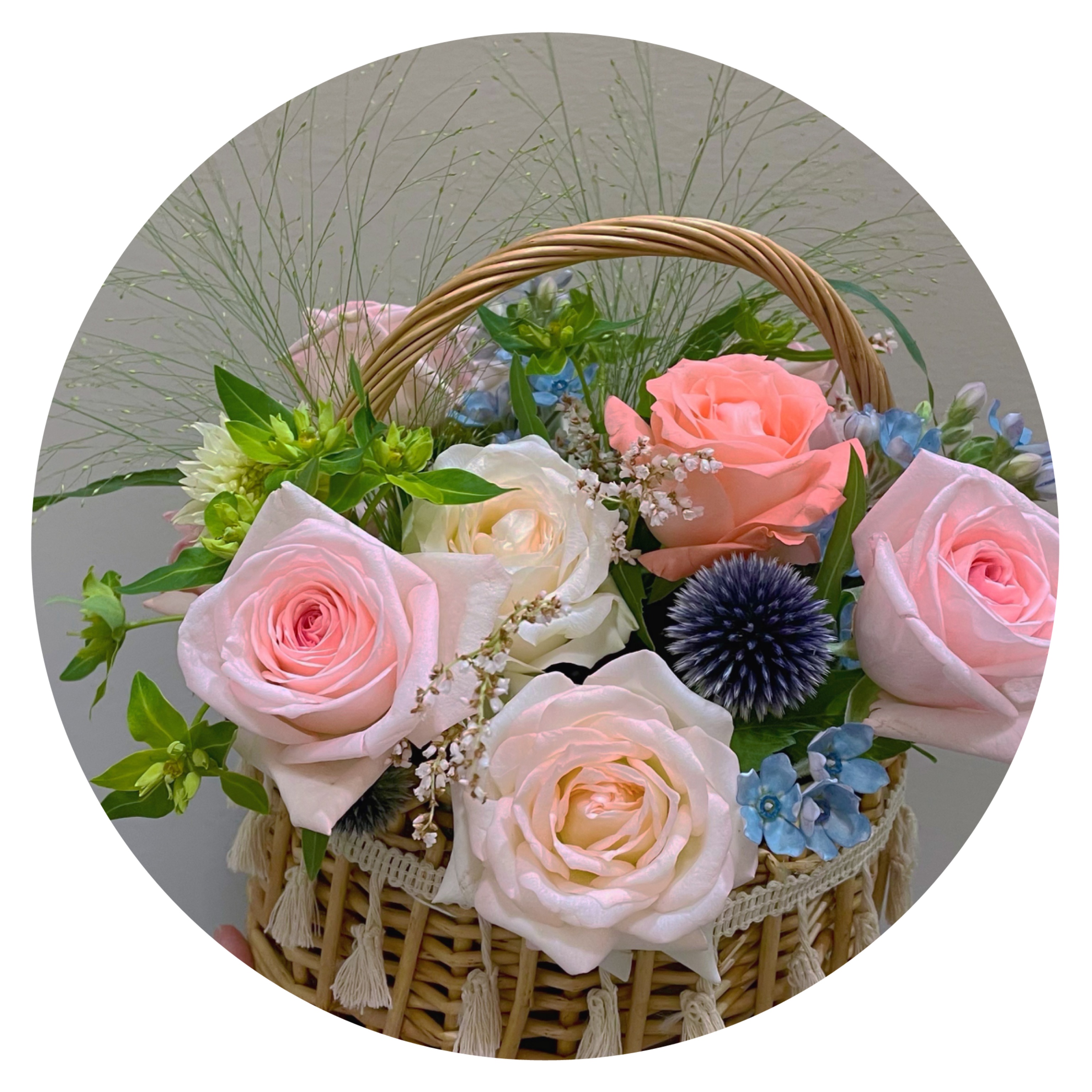 Yuhuiting flower lady basket
