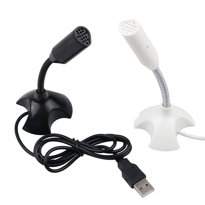Регулируемый USB-микрофон для ноутбука, мини-студийный речевой микрофон с подставкой, микрофон с держателем для настольного ПК, высокое качество