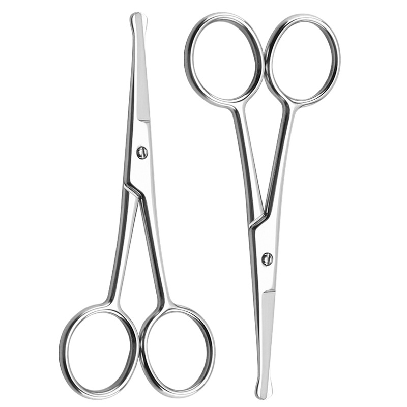 Stainless Steel Scissors Cosmetic Tool Beauty Makeup Eyebrow Trimmer Eyebrow Scissors Manicure hair Scissors