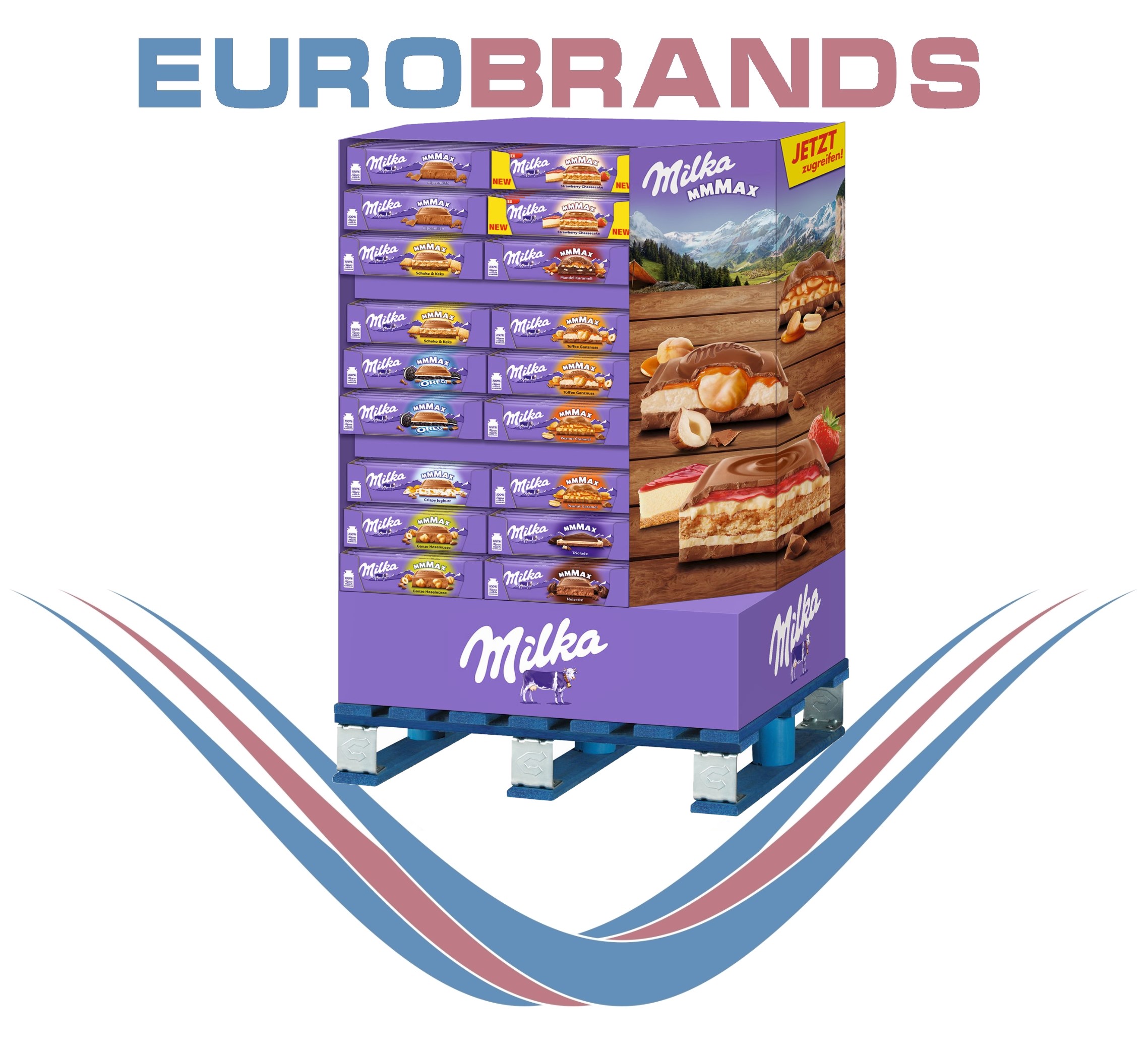 Дисплей Milka 270g - 300g, 467 шт