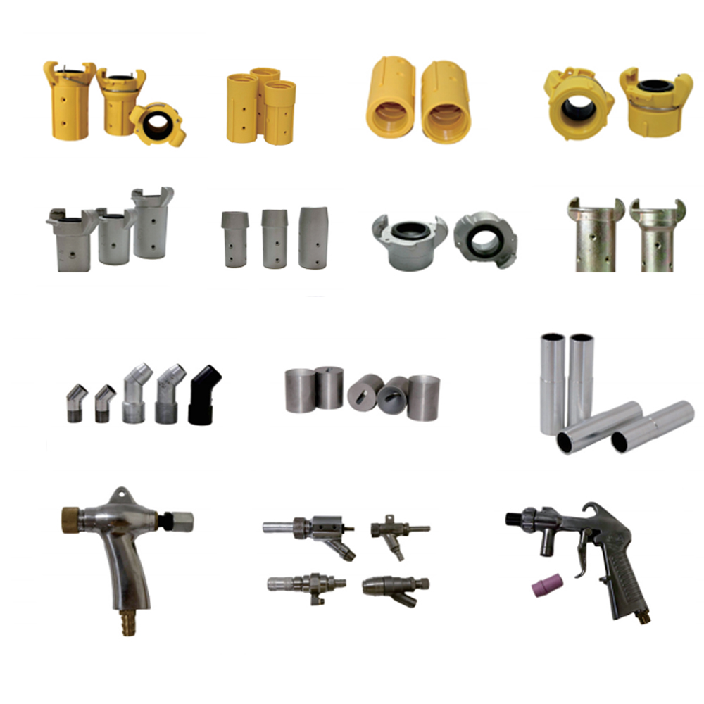 Sandblasting Nylon Sleeve Coupling Sandblasting Gun Nozzle Holder blasting nozzle holder brass or aluminium
