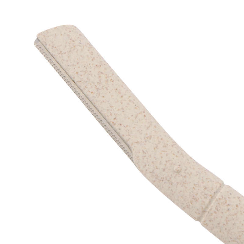 Wheat materials biodegradable customizable eyebrow razor