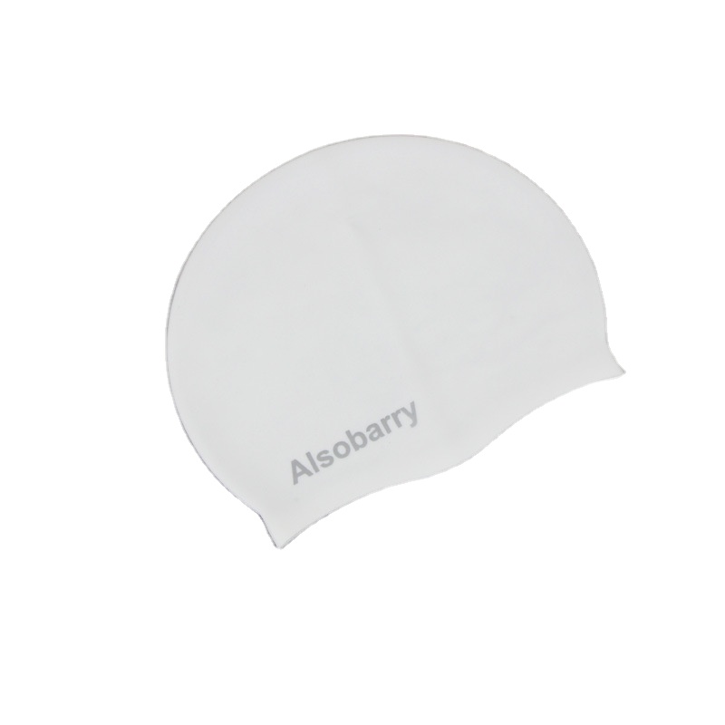 New plain color silicone men and women's pure color waterproof Swimming Cap