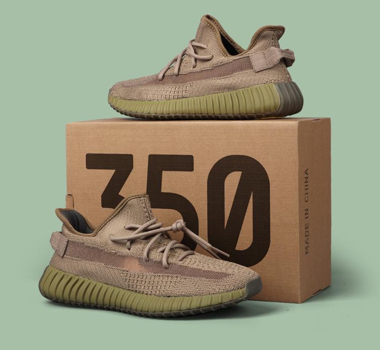 2021 Local Original V2 Zebra Sand Taupe Men Running Sneaker Unisex Athletic Shoes Yeezy 350
