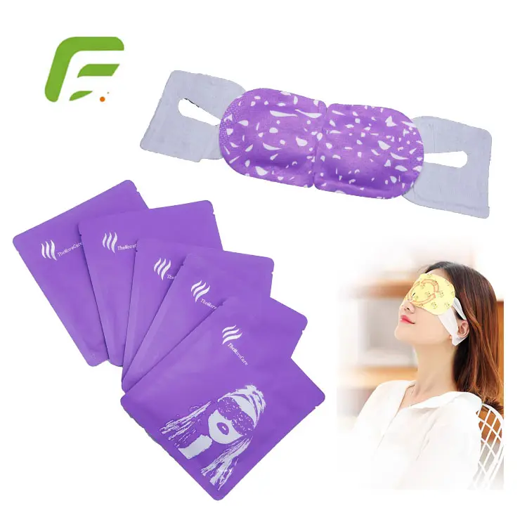 2021 OEM Lavender Self-heating Steam Eye Mask Suitable For Both Dry Skin To Relieve Eye Mask Dark Circles