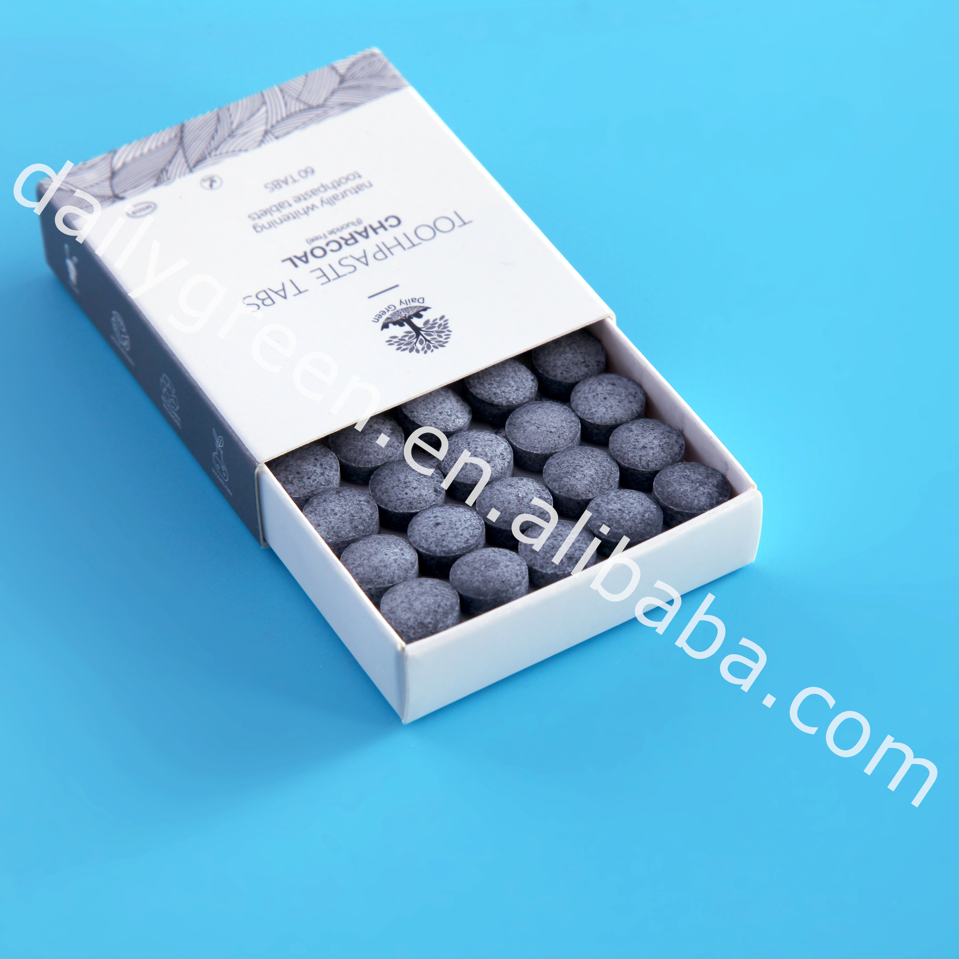 Activated Charcoal Teeth Whitening-Tooth Paste-Zero Waste Toothpaste Tablets