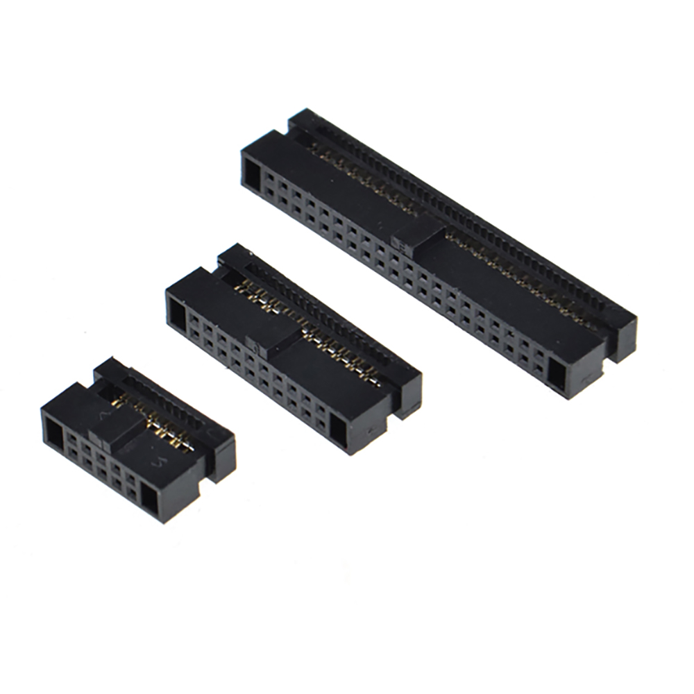 IDC 1,27 мм Шаг 6 8 10 12 14 16 20 24 26 30 34 40 50 Pin IDC FC гнездовой разъем Кабельный соединитель