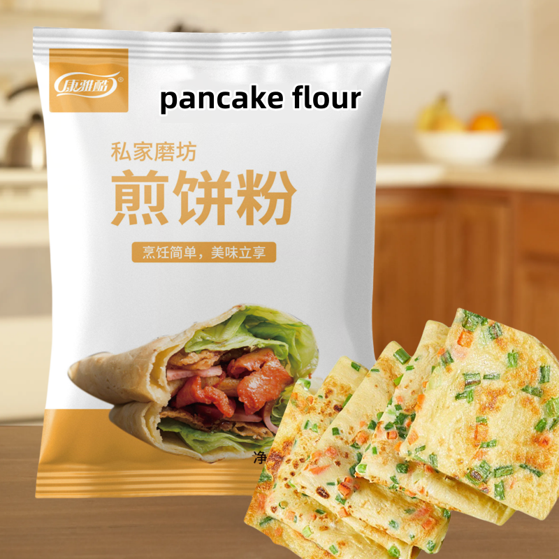 China Manufacturer's Hot Sale Low Carb Pancake Powder Healthy Waffle Mix for Breakfast Snack Pastry Mixes