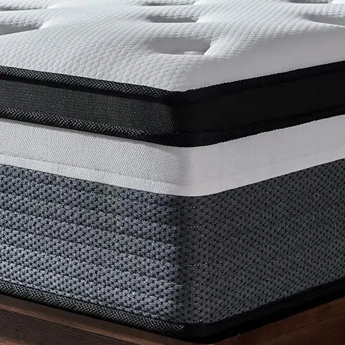 Gel Infused Memory Foam and Pocket Spring Mattress Full queen king