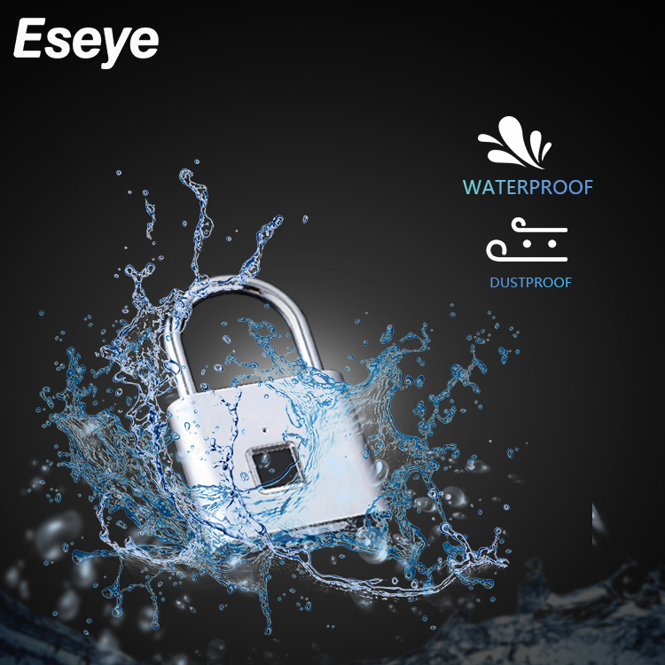 Luggage Lock Finger Print Smart Padlock Waterproof Rain Security Padlocks Top security padlocks