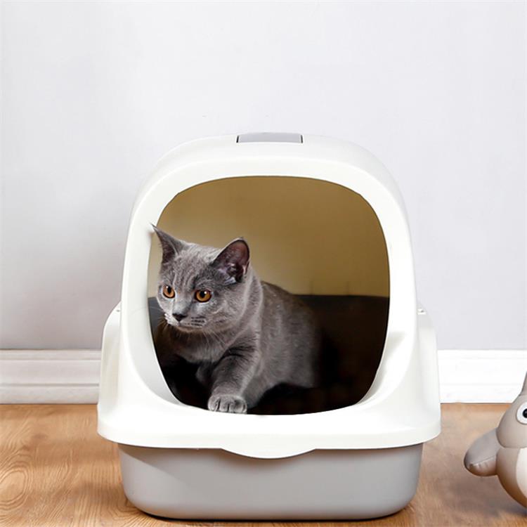 Коробка De Arena Para Gato со закрытый просеивания Автоматической самоочистки наполнитель для кошачьего туалета коробка туалета дома закрытого типа