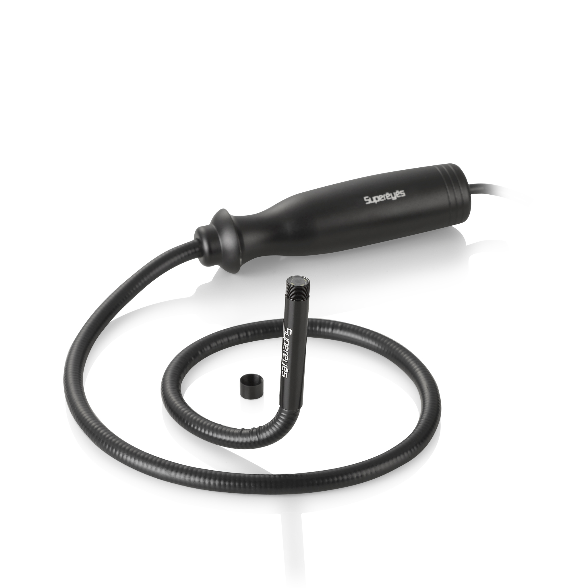 Supereyes N005 7 мм 100X Водонепроницаемая USB цифровая Гибкая камера для наблюдения за змейкой бороскоп эндоскоп с регулируемым светодиодом